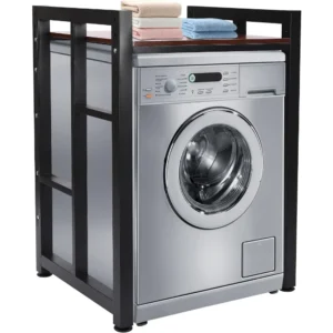 Over Washer and Dryer Storage Shelf, Floor Mount