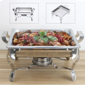 6L Dining Stove Heat Containers Chafing Dish Container
