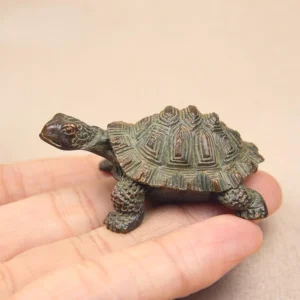 Antique Solid Copper Turtle Ornaments
