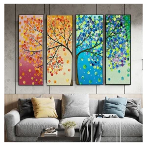 Art Canvas Paintings Print Life Tree Picture on Poster