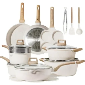 21Pcs Pots and Pans Set, Nonstick Cookware Sets